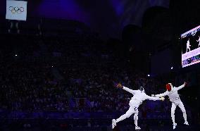 (PARIS2024) FRANCE-PARIS-OLY-FENCING