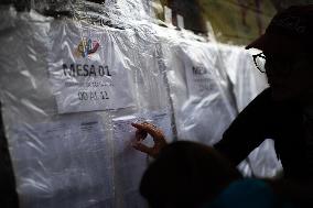 Venezuelans in Colombia during Presidential Elections