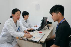 A Conscription Medical Examination Station in Funing