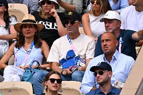 Paris 2024 - VIPs Watch Tennis