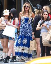 Kelly Bensimon Out With Daughters - NYC