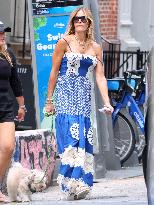 Kelly Bensimon Out With Daughters - NYC