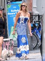 Kelly Bensimon Out With Daughters - NYC