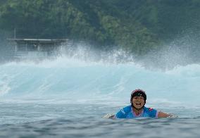 Paris 2024 - Women's Round 1 Heat Of Surfing