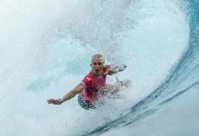 Paris 2024 - Women's Round 1 Heat Of Surfing