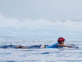 Paris 2024 - Women's Round 1 Heat Of Surfing