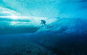 Paris 2024 - Women's Round 1 Heat Of Surfing