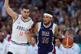 Paris 2024 - Basketball - USA v Serbia