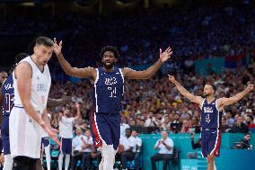 Paris 2024 - Basketball - USA v Serbia