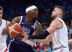 Paris 2024 - Basketball - USA v Serbia