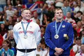 Paris 2024 - Men's 100m Breaststroke - Nicolo Martinenghi Wins Gold