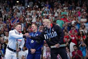 Paris 2024 - Men's 100m Breaststroke - Nicolo Martinenghi Wins Gold