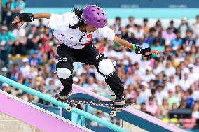 Paris 2024 - Skateboarding Women's Street - Paris