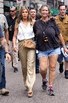 Jennifer Aniston Joins A Climate Change Protest Filming The Morning Show - NYC