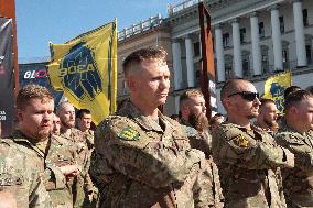 Kyiv pays tribute to Olenivka prison massacre victims