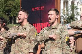 Kyiv pays tribute to Olenivka prison massacre victims