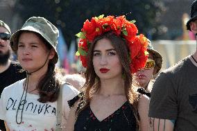 Kyiv pays tribute to Olenivka prison massacre victims