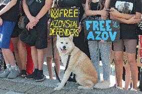 Kyiv pays tribute to Olenivka prison massacre victims