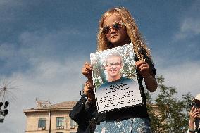 Kyiv pays tribute to Olenivka prison massacre victims