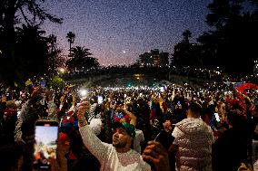 Venezuelan People Gather In Chile During Venezuela’s Elections