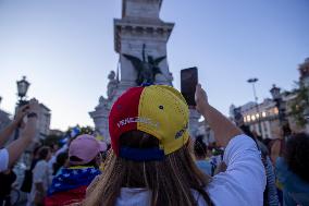 Venezuelans Demonstration In Lisbon