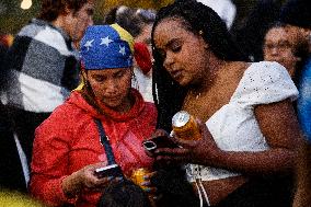 Venezuelan People Gather In Chile During Venezuela’s Elections