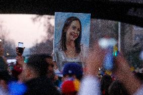 Venezuelan People Gather In Chile During Venezuela’s Elections