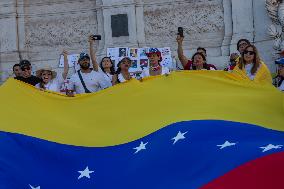 Venezuelans Demonstration In Lisbon