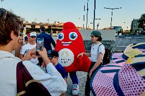 Daily Life Pictures Around The Stade De France During The Paris 2024 Olympic Games