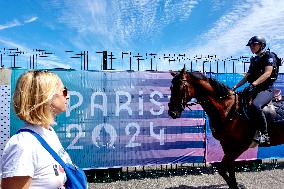 Daily Life Pictures Around The Stade De France During The Paris 2024 Olympic Games