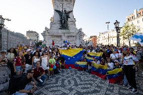 Venezuelans Rally For Democracy, Lisbon