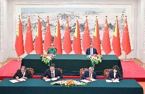 CHINA-BEIJING-XI JINPING-TIMOR-LESTE-PRESIDENT-TALKS (CN)