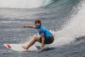 Paris 2024 - Women's Round 2 Heat Of Surfing