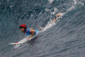 Paris 2024 - Women's Round 2 Heat Of Surfing