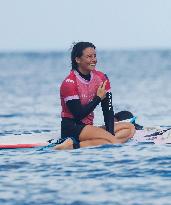 Paris 2024 - Women's Round 2 Heat Of Surfing