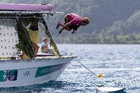 Paris 2024 - Women's Round 2 Heat Of Surfing