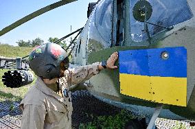 Pilots of 16th Brody Separate Army Aviation Brigade