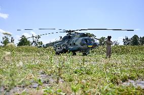 Pilots of 16th Brody Separate Army Aviation Brigade