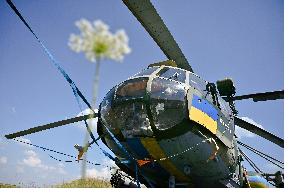 Pilots of 16th Brody Separate Army Aviation Brigade