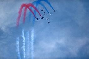 Patrouille de France At Bleuciel Airshow - Cabourg