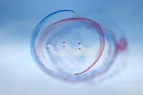 Patrouille de France At Bleuciel Airshow - Cabourg