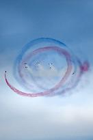 Patrouille de France At Bleuciel Airshow - Cabourg