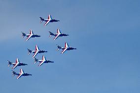 Patrouille de France At Bleuciel Airshow - Cabourg