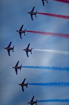 Patrouille de France At Bleuciel Airshow - Cabourg