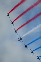 Patrouille de France At Bleuciel Airshow - Cabourg