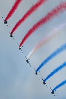 Patrouille de France At Bleuciel Airshow - Cabourg