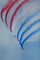 Patrouille de France At Bleuciel Airshow - Cabourg