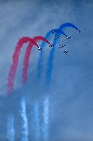 Patrouille de France At Bleuciel Airshow - Cabourg