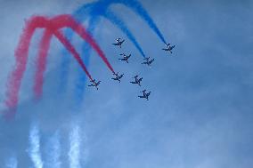 Patrouille de France At Bleuciel Airshow - Cabourg