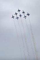 Patrouille de France At Bleuciel Airshow - Cabourg